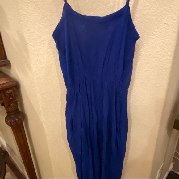 Staring At Stars Women Midnight Blue Crochet Jumpsuit Size Xsmall - Picture 7 of 10